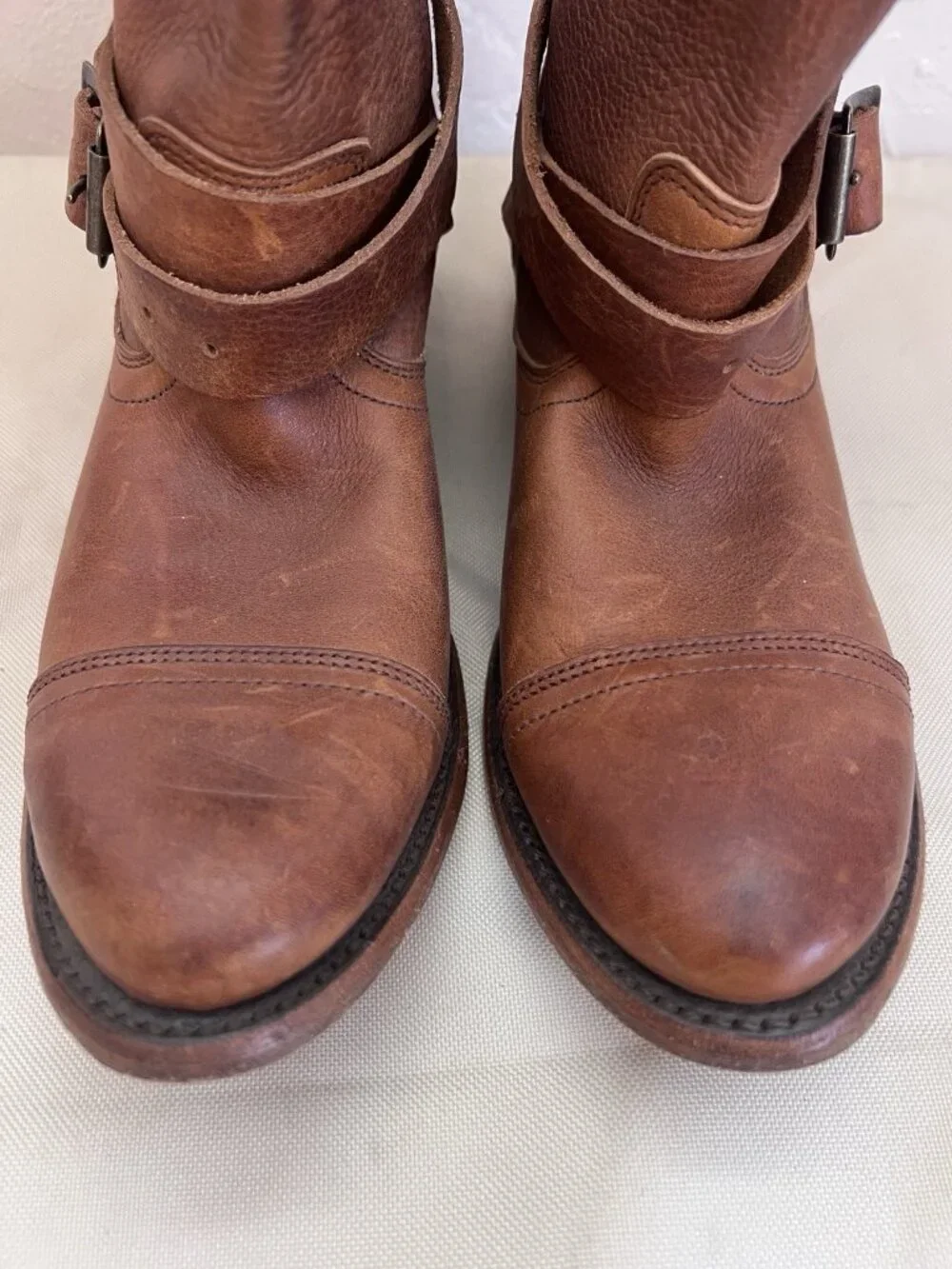 Rare Vince Camuto Made in USA Leather Boots Size 7 Butter Soft USA Made